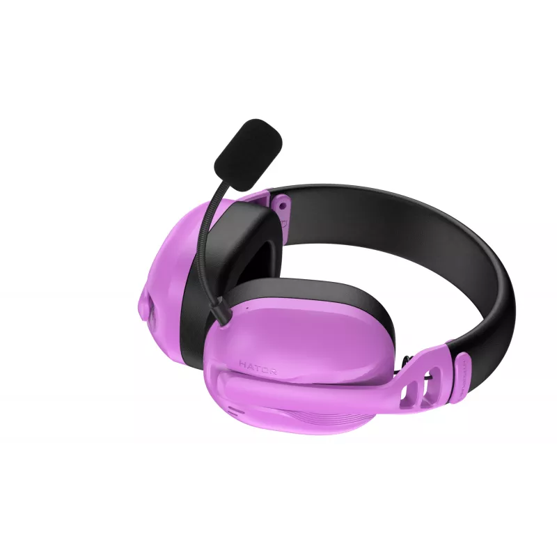HATOR Hyperpunk 3 kabelloses Headset Kabelgebunden & Kabellos Head-band Gaming USB Type-C / USB Type-A Bluetooth Violett