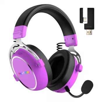 HATOR Hypergang 3 kabelloses Headset Head-band Gaming USB Type-C / USB Type-A Bluetooth Violet