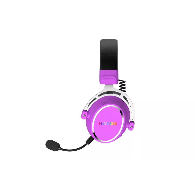 HATOR Hypergang 3 kabelloses Headset Head-band Gaming USB Type-C / USB Type-A Bluetooth Violet