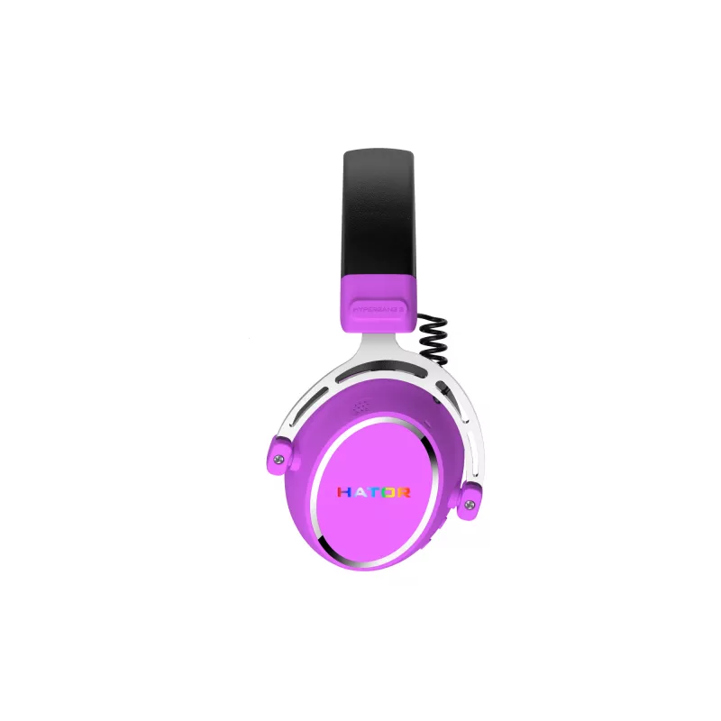 HATOR Hypergang 3 kabelloses Headset Head-band Gaming USB Type-C / USB Type-A Bluetooth Violet