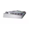 HATOR Rockfall 3 TKL Wireless, weiß, QMK/VIA, OMA-Profil weiß-schwarze Tastenkappen Tastatur – lineare mechanische Hotswap-Switches – US – ANSI-Layout