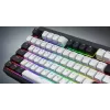 HATOR Rockfall 3 TKL Wireless, weiß, QMK/VIA, OMA-Profil weiß-schwarze Tastenkappen Tastatur – lineare mechanische Hotswap-Switches – US – ANSI-Layout