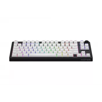 HATOR Skyfall Wireless 80 Tastatur Gaming USB + RF Wireless + Bluetooth QWERTY US English Schwarz, Weiß