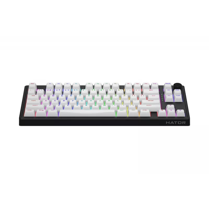 HATOR Skyfall Wireless 80 Tastatur Gaming USB + RF Wireless + Bluetooth QWERTY US English Schwarz, Weiß