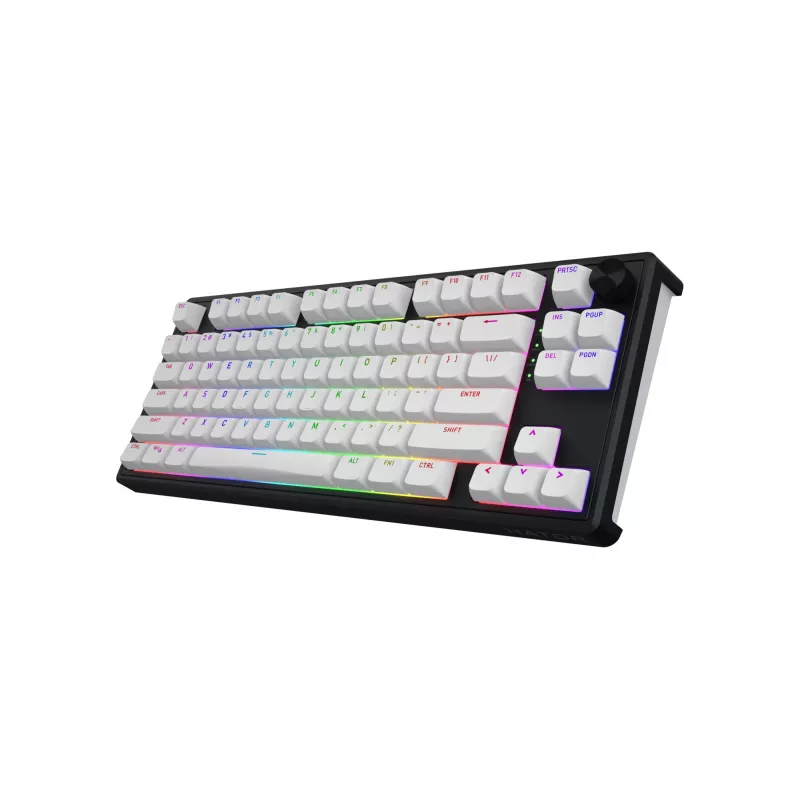 HATOR Skyfall Wireless 80 Tastatur Gaming USB + RF Wireless + Bluetooth QWERTY US English Schwarz, Weiß