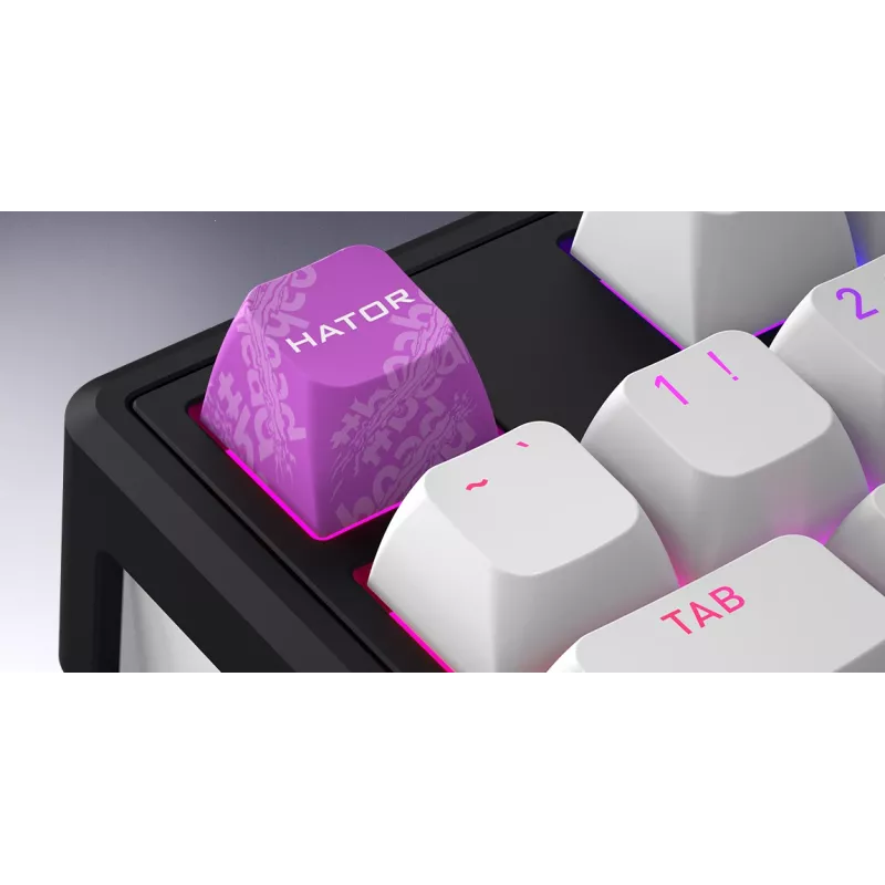 HATOR Skyfall Wireless 80 Tastatur Gaming USB + RF Wireless + Bluetooth QWERTY US English Schwarz, Weiß