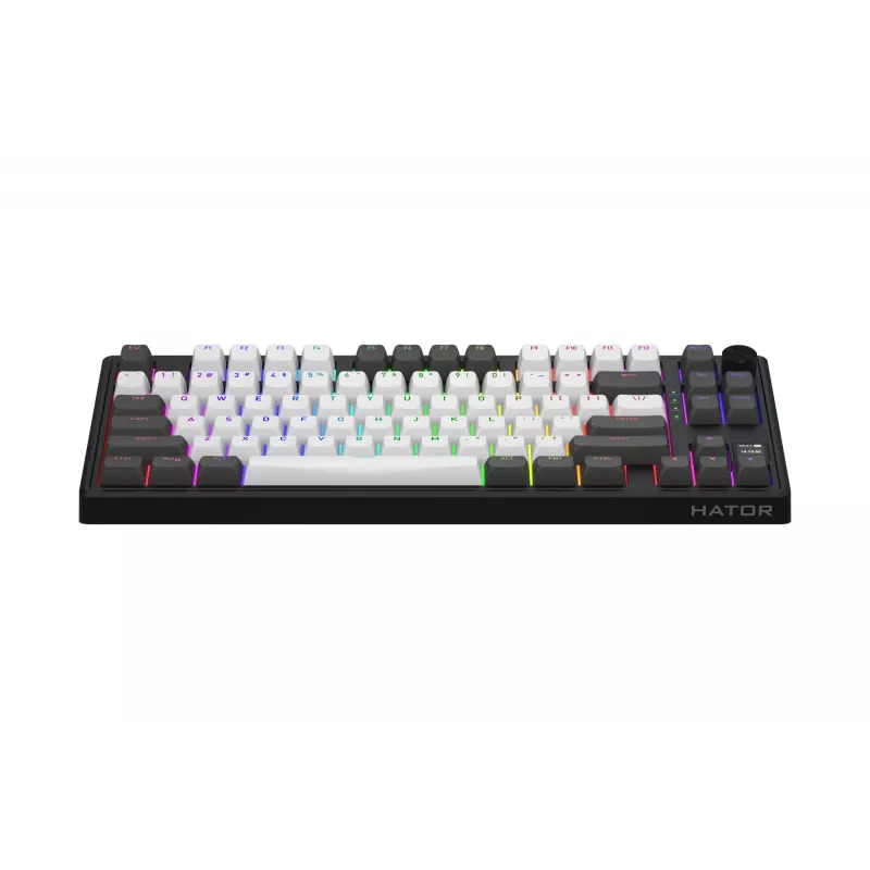 HATOR Skyfall Pro Wireless 80 Tastatur Gaming USB + RF Wireless + Bluetooth QWERTY US English Schwarz, Grau