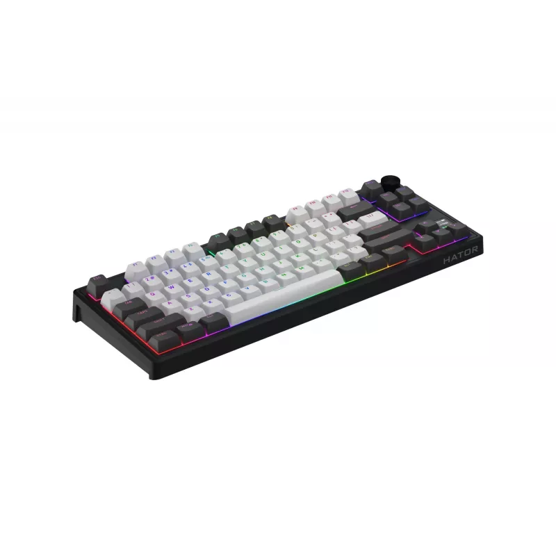 HATOR Skyfall Pro Wireless 80 Tastatur Gaming USB + RF Wireless + Bluetooth QWERTY US English Schwarz, Grau
