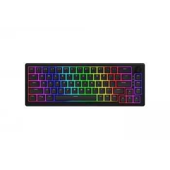 HATOR Skyfall 65 Kabelgebunden, Mechanisch, USB-C, Aurum Sterling, 70M Anschläge, RGB, Schwarz, 790g