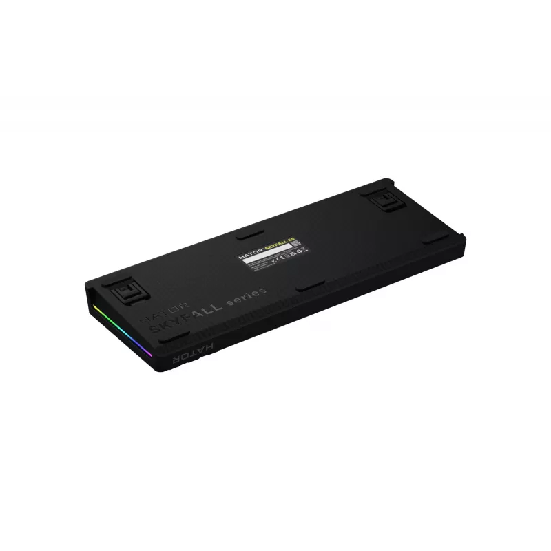HATOR Skyfall 65 Kabelgebunden, Mechanisch, USB-C, Aurum Sterling, 70M Anschläge, RGB, Schwarz, 790g