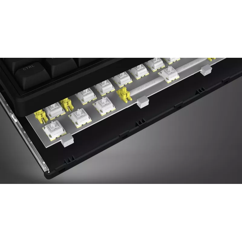 HATOR Skyfall 65 Kabelgebunden, Mechanisch, USB-C, Aurum Sterling, 70M Anschläge, RGB, Schwarz, 790g
