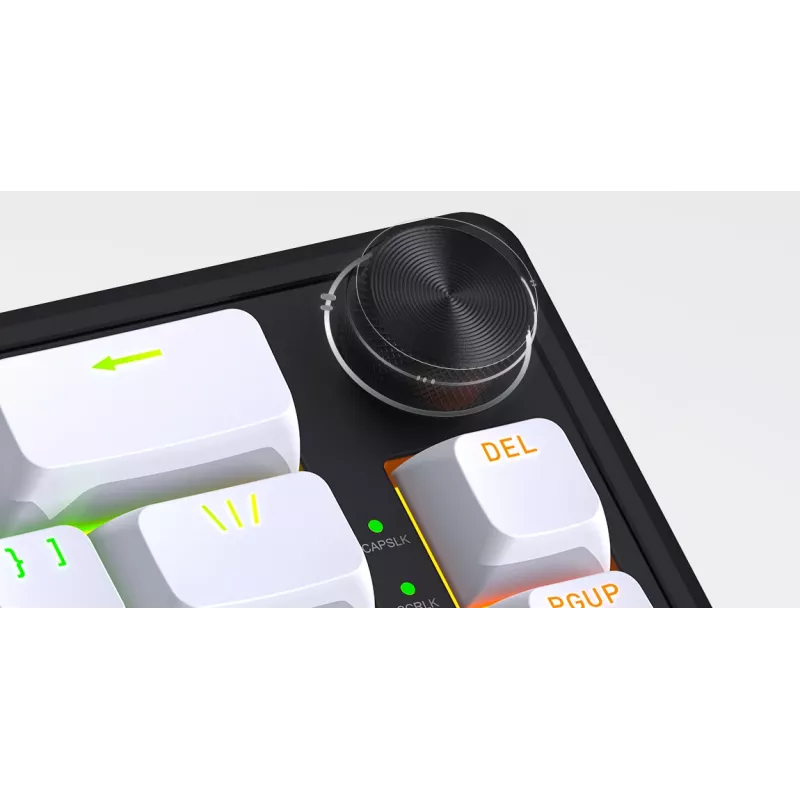 HATOR Skyfall Wireless 65 Tastatur Gaming USB + RF Wireless + Bluetooth QWERTY US English Schwarz, Weiß