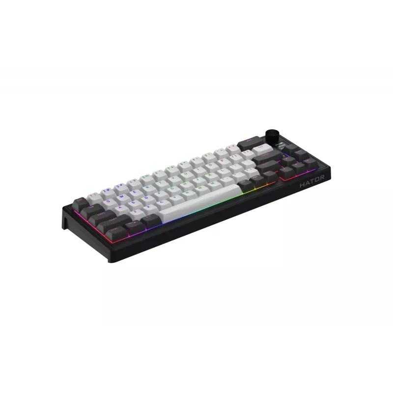 HATOR Skyfall Pro Wireless 65 Tastatur Gaming USB + RF Wireless + Bluetooth QWERTY US English Schwarz, Grau