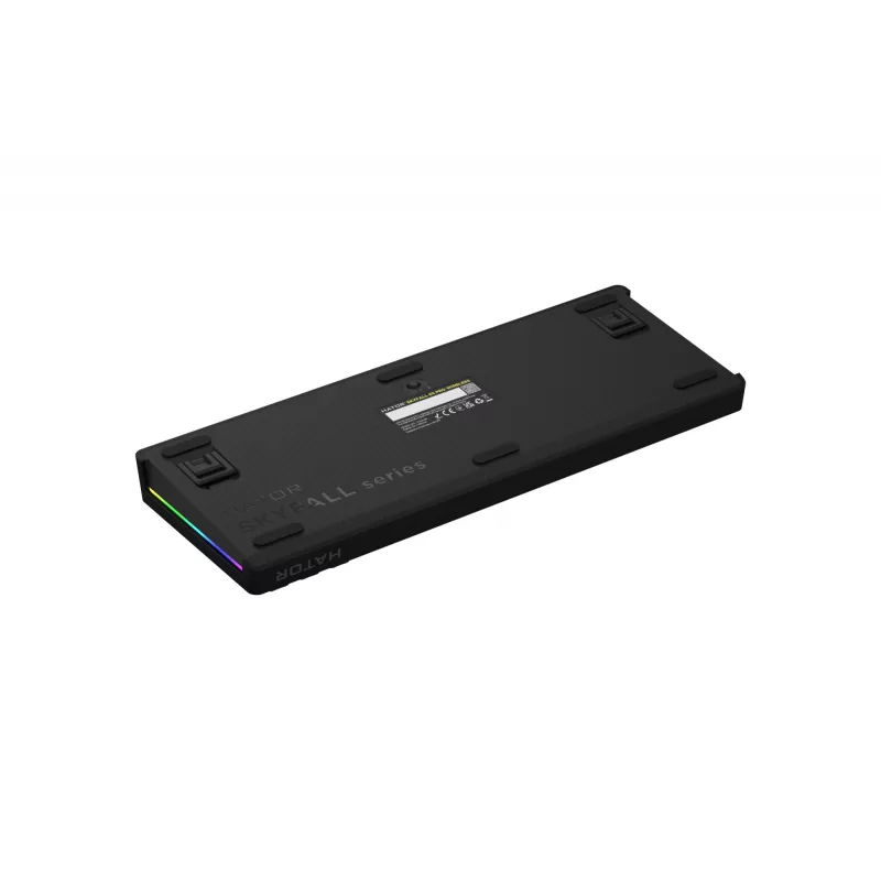HATOR Skyfall Pro Wireless 65 Tastatur Gaming USB + RF Wireless + Bluetooth QWERTY US English Schwarz, Grau
