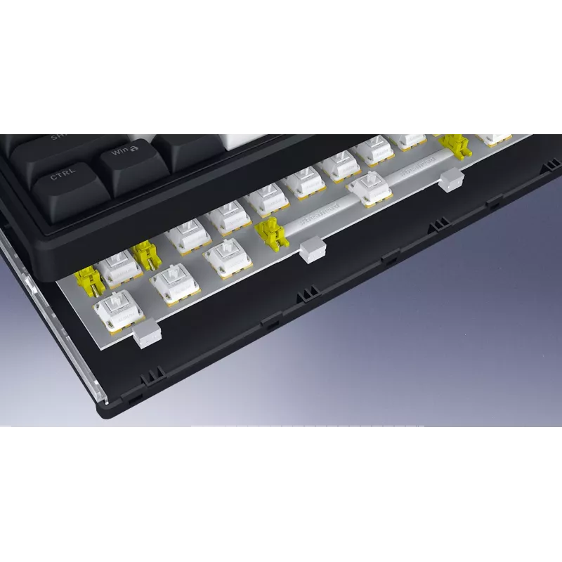 HATOR Skyfall Pro Wireless 65 Tastatur Gaming USB + RF Wireless + Bluetooth QWERTY US English Schwarz, Grau