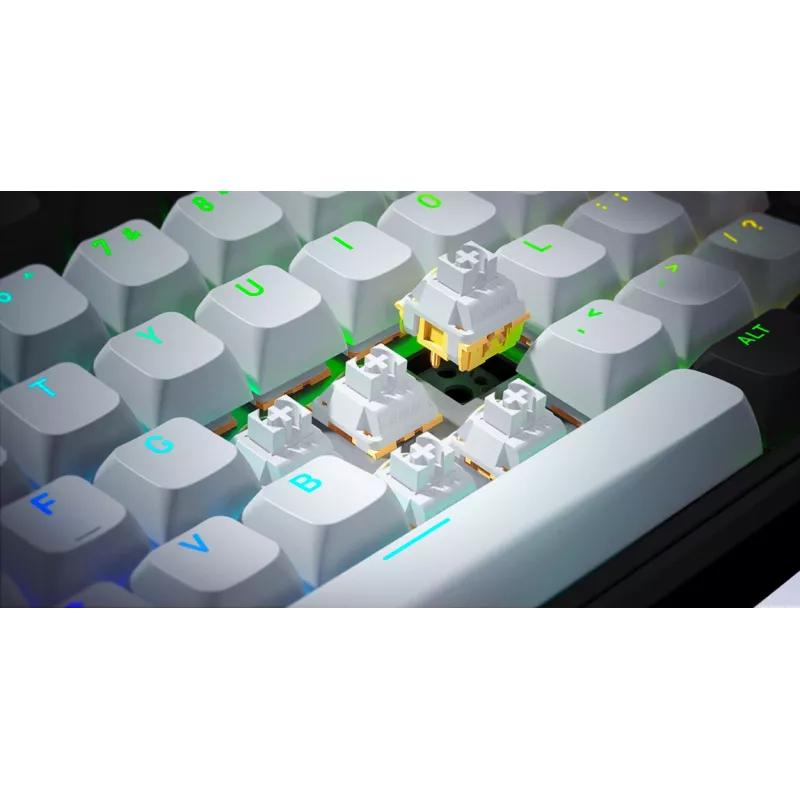 HATOR Skyfall Pro Wireless 65 Tastatur Gaming USB + RF Wireless + Bluetooth QWERTY US English Schwarz, Grau