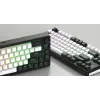 HATOR Skyfall 65 MAG ULTIMA 8K kabellose Tastatur Gaming USB + RF Wireless + Bluetooth QWERTY US English Schwarz, Weiß