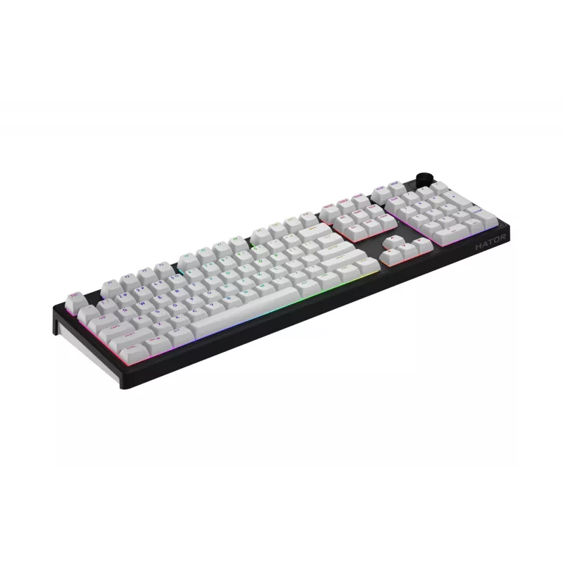 HATOR Skyfall Wireless 100 Tastatur Gaming USB + RF Wireless + Bluetooth QWERTY US English Schwarz, Weiß