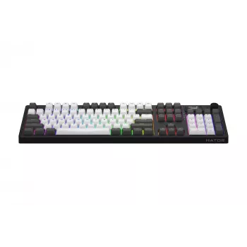 HATOR Skyfall Pro Wireless 100 Tastatur Gaming USB + RF Wireless + Bluetooth QWERTY US English Schwarz, Grau