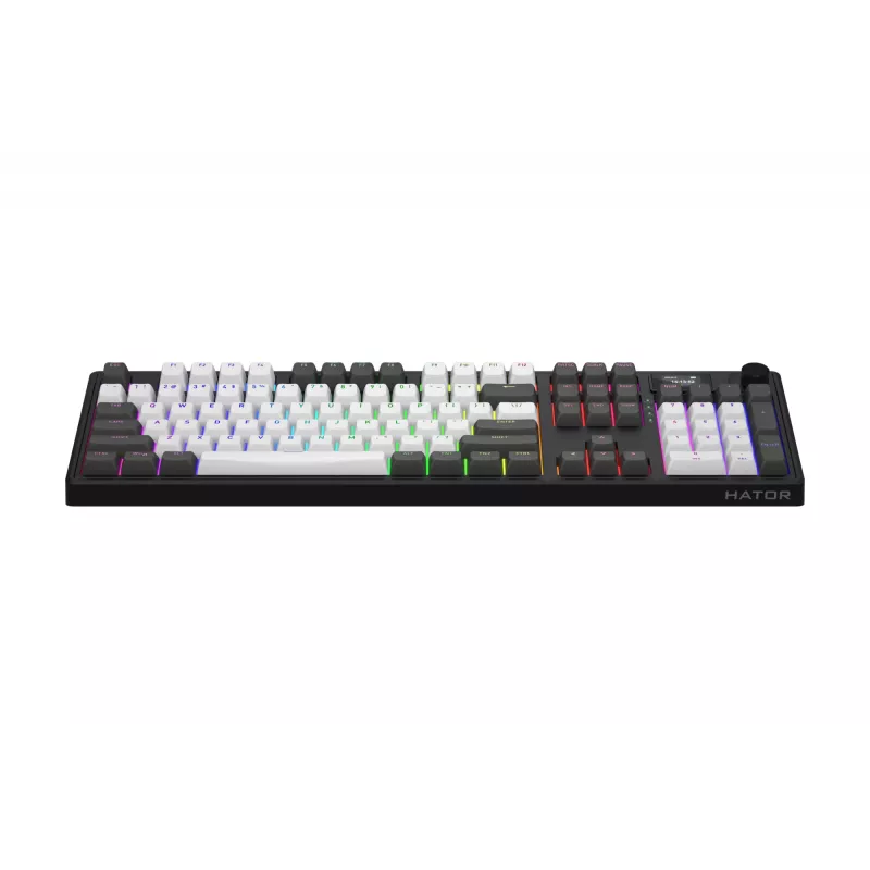 HATOR Skyfall Pro Wireless 100 Tastatur Gaming USB + RF Wireless + Bluetooth QWERTY US English Schwarz, Grau