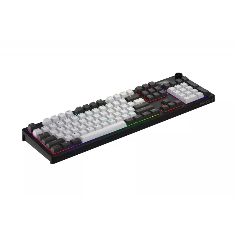 HATOR Skyfall Pro Wireless 100 Tastatur Gaming USB + RF Wireless + Bluetooth QWERTY US English Schwarz, Grau