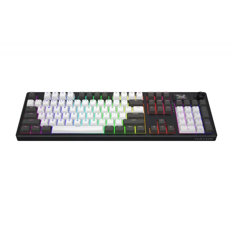 HATOR Skyfall Pro Wireless 100 Tastatur Gaming USB + RF Wireless + Bluetooth QWERTY US English Schwarz, Grau