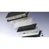 HATOR Skyfall Pro Wireless 100 Tastatur Gaming USB + RF Wireless + Bluetooth QWERTY US English Schwarz, Grau
