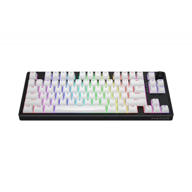 HATOR Skyfall 80 MAG ULTRA 8K Tastatur Gaming USB QWERTY US-Englisch Schwarz, Weiß