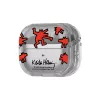 Hülle Samsung Keith Haring Slickback für Galaxy Buds3 Pro Rot Transparent