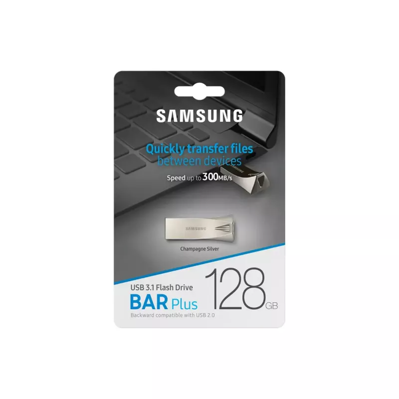 Samsung MUF-128BE USB-Stick 128 GB USB Typ-A 3.2 Gen 1 (3.1 Gen 1) Silber