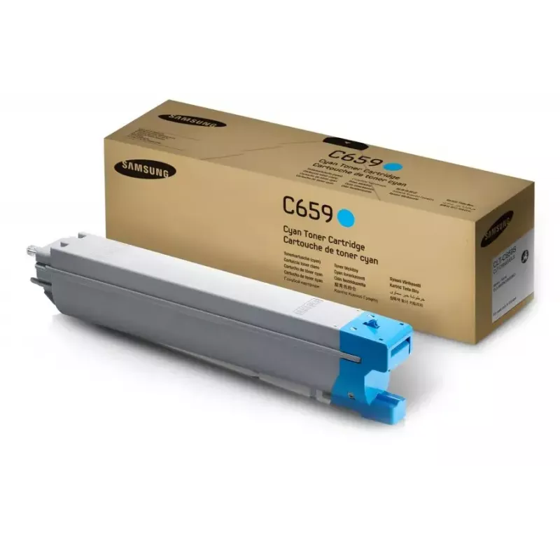 Tonerkartusche Samsung CLT‑C659S Original Cyan, Laser, 20.000 Seiten, 1 Stk.