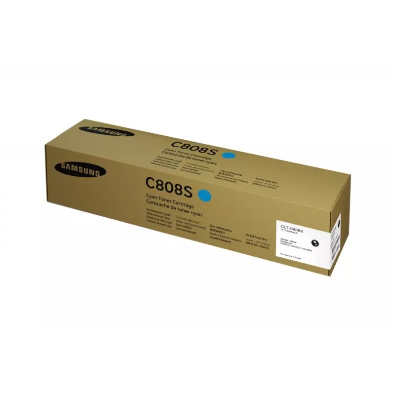 Tonerkartusche Samsung CLT-C808S Cyan, Original, Laser, Reichweite 20.000 Seiten, 1 Stück