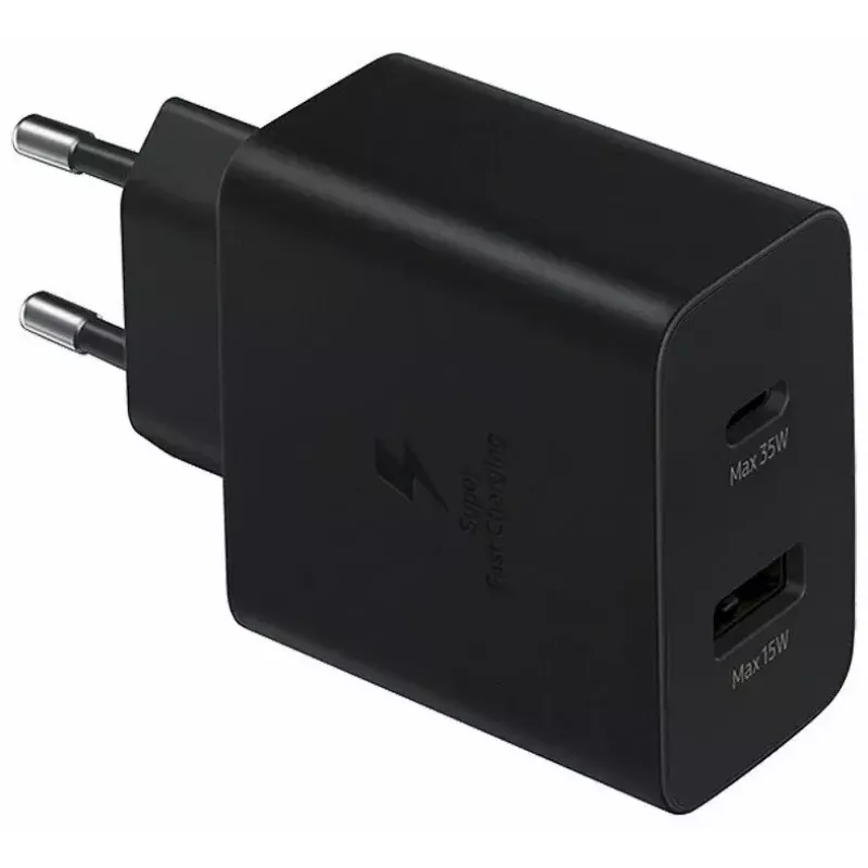 Samsung EP-TA220NBEGEU Ladegerät für Mobilgeräte Kopfhörer, Headset, Laptop, Smartphone, Smartwatch, Tablet Schwarz AC Indoor