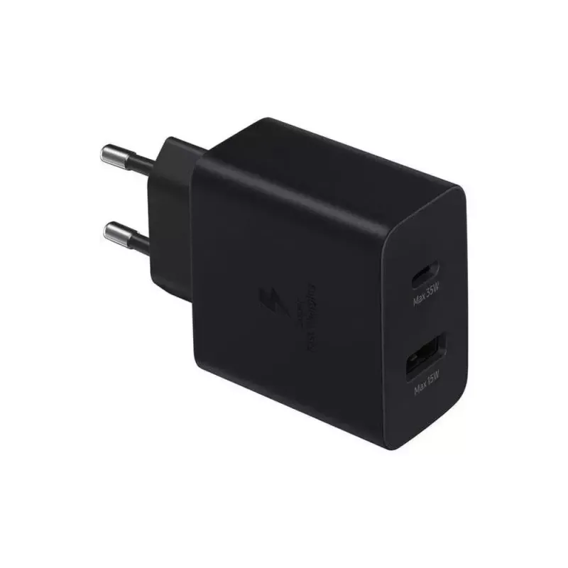 Samsung EP-TA220NBEGEU Ladegerät für Mobilgeräte Kopfhörer, Headset, Laptop, Smartphone, Smartwatch, Tablet Schwarz AC Indoor