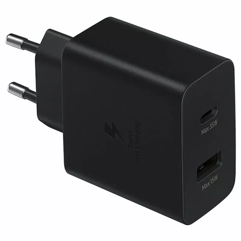 Samsung EP-TA220NBEGEU Ladegerät für Mobilgeräte Kopfhörer, Headset, Laptop, Smartphone, Smartwatch, Tablet Schwarz AC Indoor