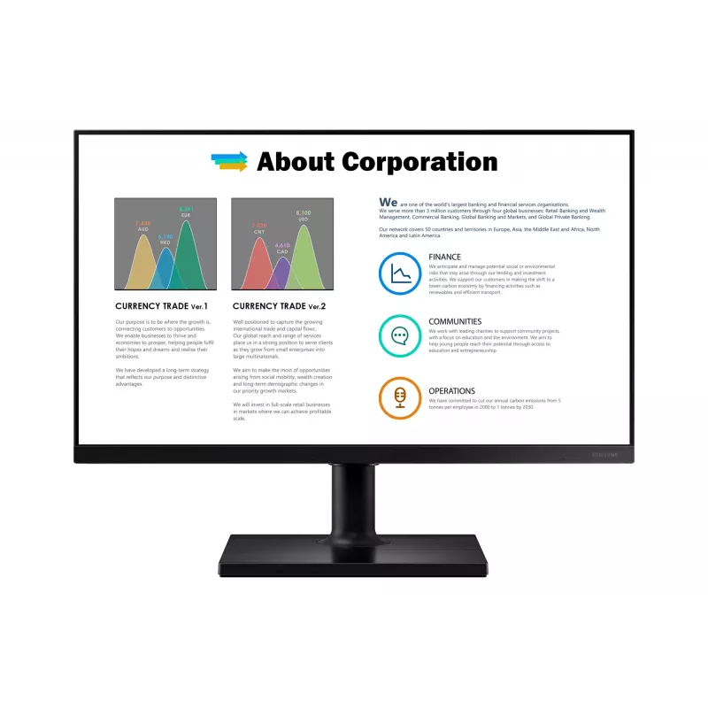 Samsung T45F Computer-Monitor 68,6 cm (27 Zoll) 1920 x 1080 Pixel Full HD LED Schwarz