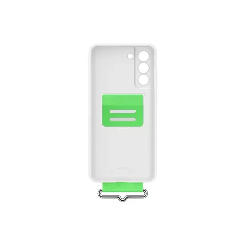 Samsung Silikon-Rückabdeckung mit Band Weiß Samsung Galaxy S21 FE