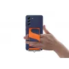 Samsung Silikon-Rückabdeckung mit Band Weiß Samsung Galaxy S21 FE