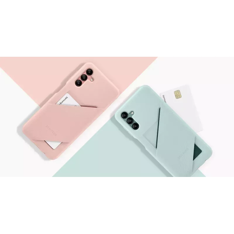 Handyhülle Samsung Galaxy A04s EF-OA047TZEGWW, Abdeckung Case für 16,5 cm (6,5 Zoll) Bildschirme, pink, 1 Kartenfach