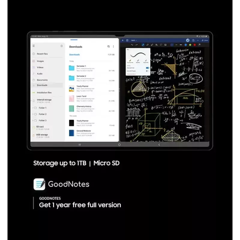 Samsung Galaxy Tab S9 SM-X716B 5G Snapdragon 128 GB 27,9 cm (11 Zoll) 8 GB Wi-Fi 6 (802.11ax) Android 13 Graphite