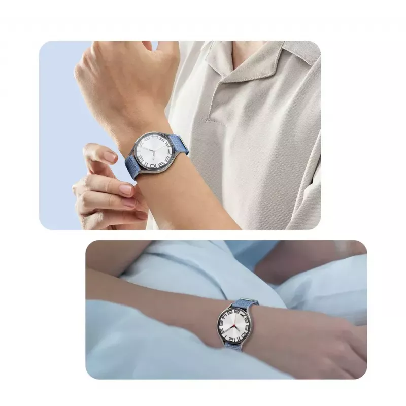 Band für Samsung-Smartwatches ET-SVR94LUEGEU — Beiger Stoff-Ersatzarmband