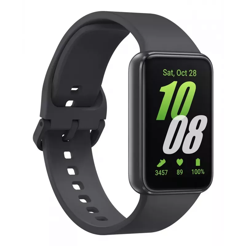 Samsung Galaxy Fit3 4,06 cm (1,6 Zoll) AMOLED 40 mm Digital 256 x 402 Pixel Touchscreen Grau