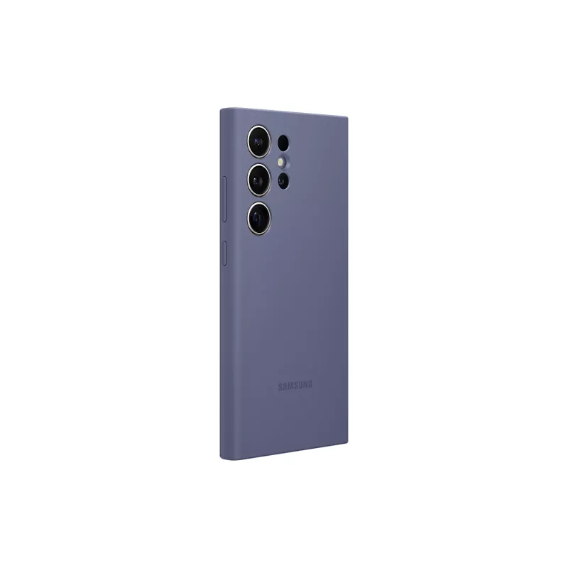 Silikonhülle Samsung Galaxy S24 Ultra Violett Monochromatisch