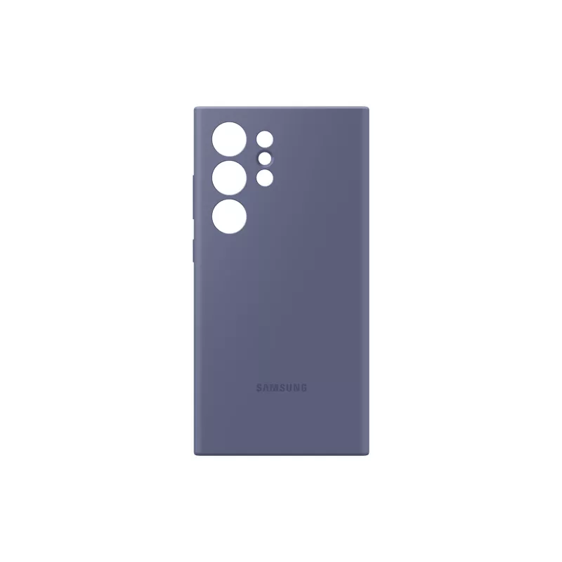 Silikonhülle Samsung Galaxy S24 Ultra Violett Monochromatisch