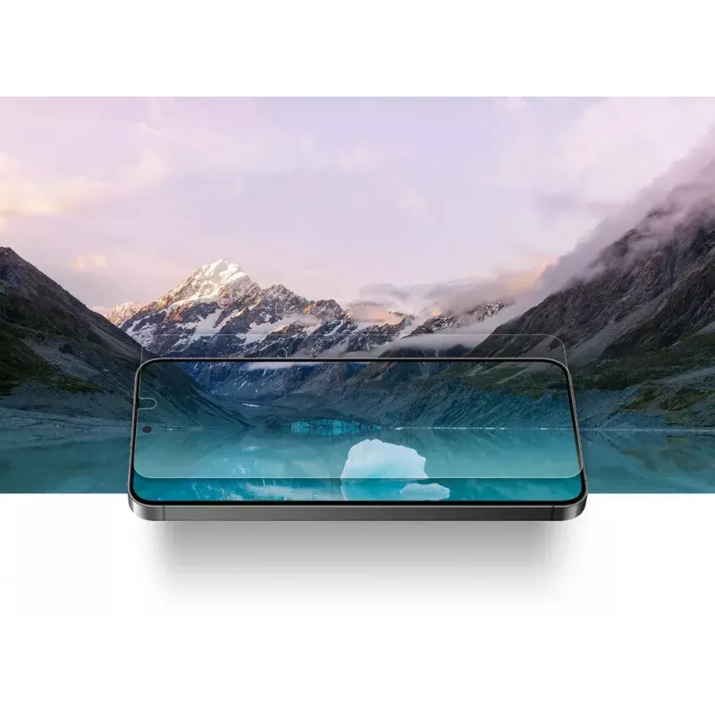 Bildschirmschutzfolie Samsung Galaxy S24+ kratzfest transparent 2 Stück