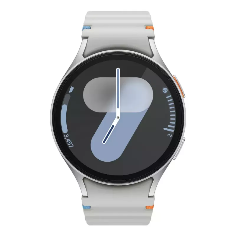 Samsung Galaxy Watch7 3,81 cm (1,5 Zoll) AMOLED 44 mm Digital 480 x 480 Pixel Touchscreen 4G Silber WLAN GPS (Satellit)