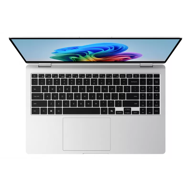 Samsung NP750QHAA-EXP Intel Core Ultra 7 256V Hybrid (2-in-1) 39,6 cm (15,6 Zoll) Touchscreen Full HD 16 GB LPDDR5x-SDRAM 512 GB SSD Wi-Fi 7 (802.11be) Windows 11 Home Silber