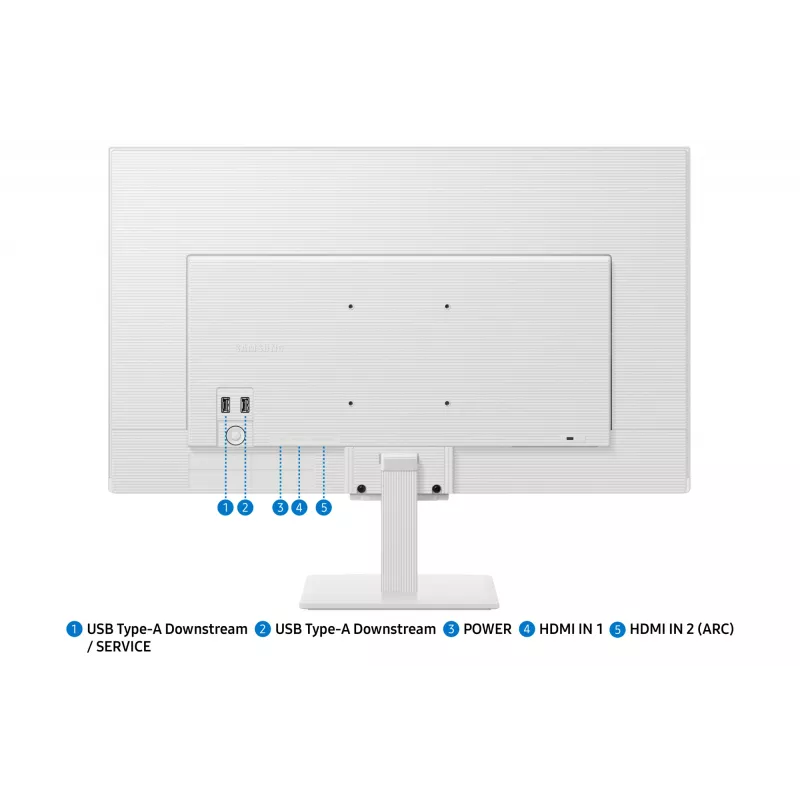 Samsung M5 M50F Computermonitor 68,6 cm (27 Zoll) 1920 x 1080 Pixel Full HD LCD Weiß