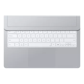 Samsung EF-DX935 QWERTZ Deutsch Pogo Pin Silber