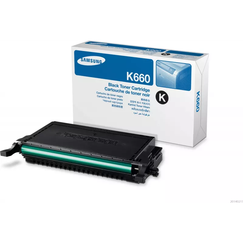 Samsung CLP-K660A Schwarze Tonerkartusche, 2500 Seiten, Schwarz, 1 Stk.
